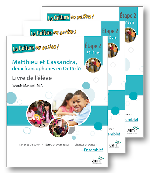 Matthieu et Cassandra, deux francophones en Ontario *New 2017 Edition - Student Workbooks (minimum of 20)
