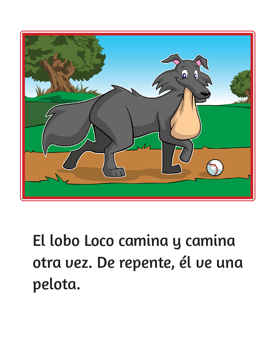 El lobo Loco camina - Little Reader (minimum of 6)