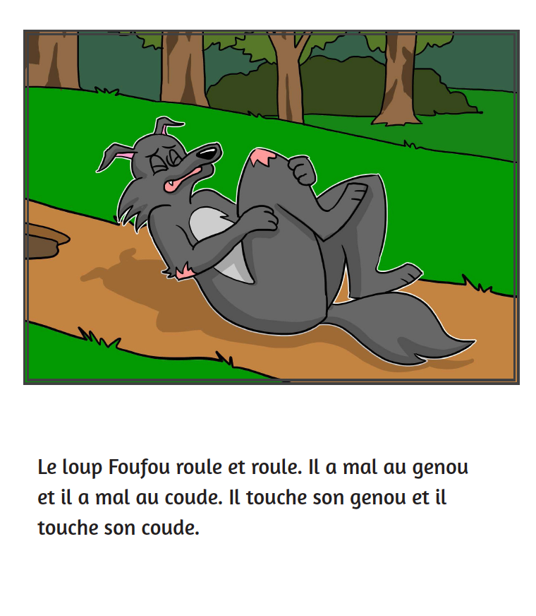 Le loup Foufou a mal - Reader (minimum of 6)