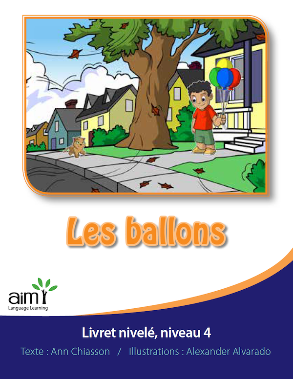 Les ballons - Little Reader (minimum of 6)