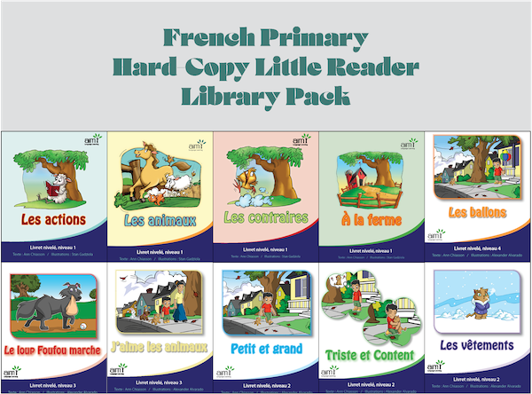 French Primary Library Pack  - 10 Little Readers (Core & Immersion)