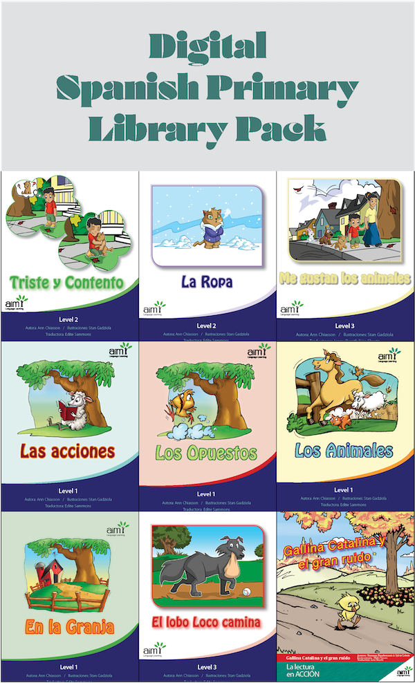 Digital Spanish Primary Library Pack - eReaders for Ages 5-8 (1 year)