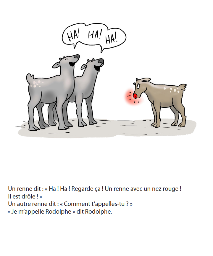 Rodolphe, le petit renne au nez rouge - Reader (minimum of 6)