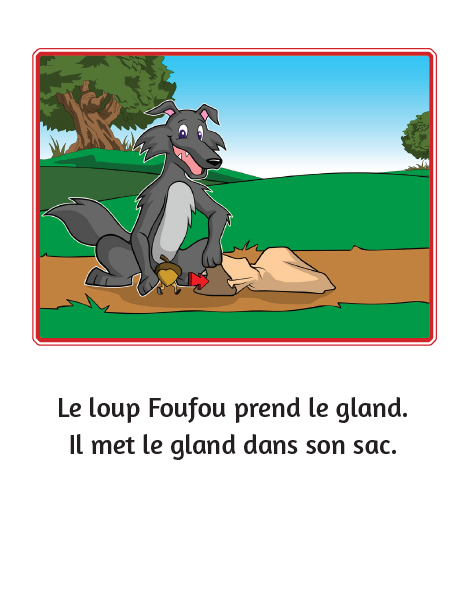 Le loup Foufou marche - Little Reader (minimum of 6)