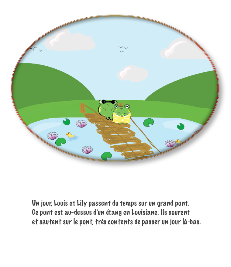 Louis la grenouille et l'étang magique - Reader (minimum of 6)