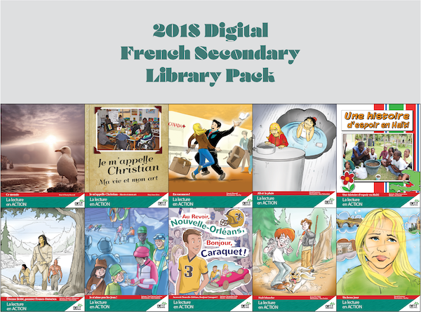 <u>Digita</u>l French Secondary Library Pack - eReaders for Ages 12-17 (1 year)