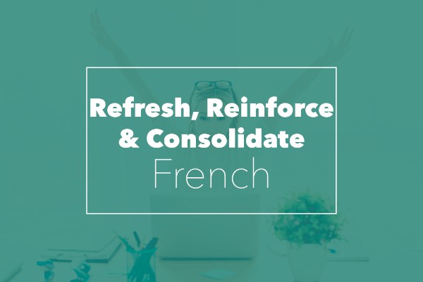 AIM Virtual Summer Institute 2024 - LEVEL 2 - Refresh, Reinforce and Consolidate - French